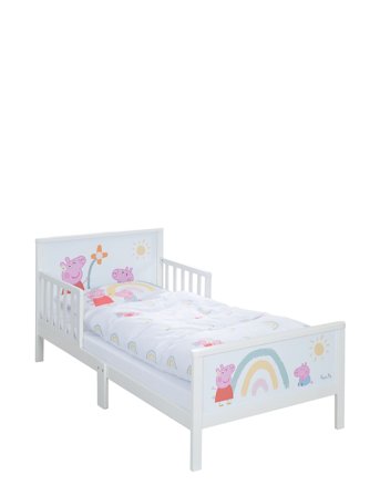 ROBA Toddler-Complete Bed Peppa Pig - White - 75X 145X 63CM