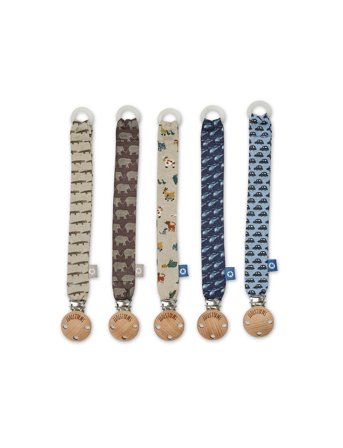 Smallstuff Dummystring, Fabric, Crocodile - Beige - ONE SIZE 22 cm