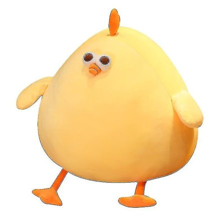 Mjuk Gul Kycklingdocka Fylld Fet Mjuk Djur Plyschleksak Gosig Leksak Tröstande