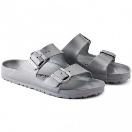 Birkenstock, Sliders Grijs, Dames, Maat:40 EU