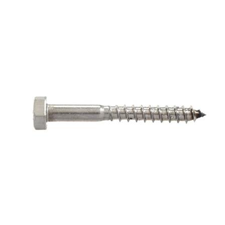REYHER 005710100060070 Kuusikulmainen puuruuvi T6S, 6x70, FZB 4.6 DIN 571 200 kpl/pakkaus, Kiinnitys