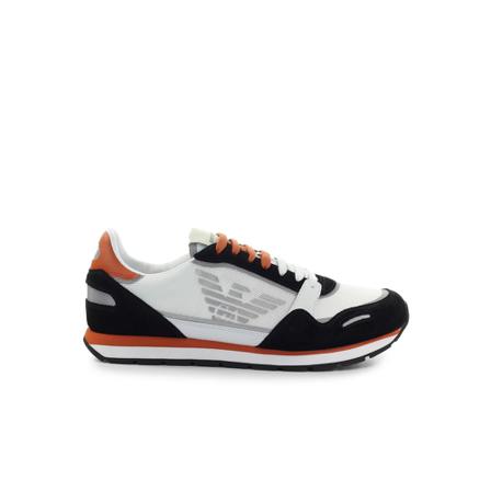 Emporio Armani Rust Mesh Sneakers , Wit , Heren , Maat: 41 EU