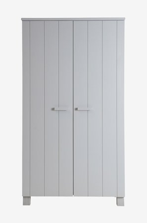 WOOOD - Garderobeskab Dennis - Grå - Garderobeskab - Fra Homeroom