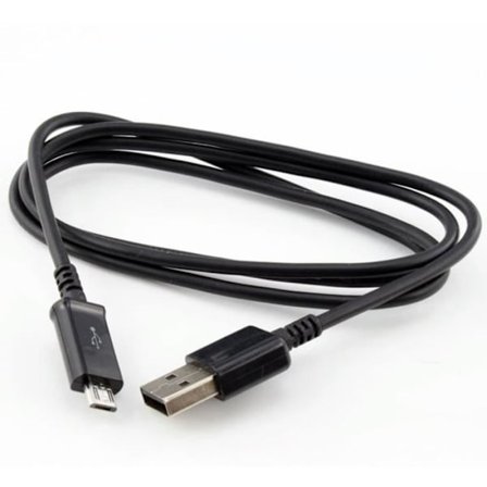 Svart 1st Micro USB Kabel Smartphone Laddningskabel 1m för Samsung Galaxy S3 S4 HTC WFR