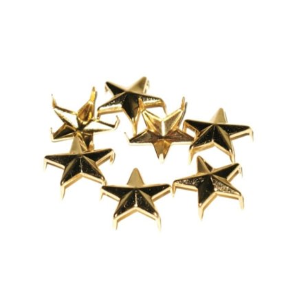 Lösa Nitar - Guldfärgade stjärnor