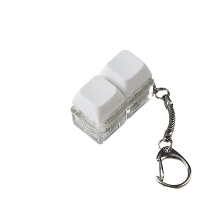 Switchar Tester Switchar Sampler för mekaniskt tangentbord 2-Key 3-Key 4-Key Switchar Testverktyg Nyckelring Transparent