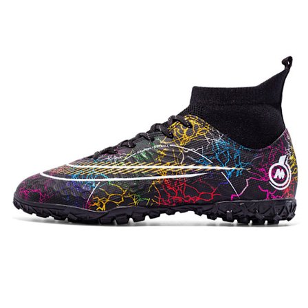 Messi Fotbollssko AG spik gräs träningsskor trasiga naglar