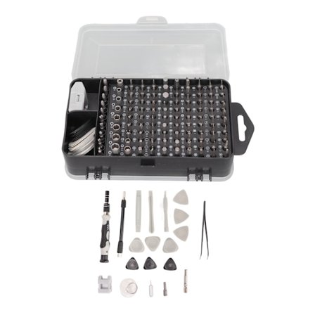 135 i 1 Fleksibelt Justerbart Presisjons Skrutrekkersett for Datamaskin Briller PC Laptop Mobiltelefon