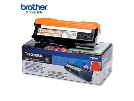Brother TN320BK - svart - original - tonerpatron