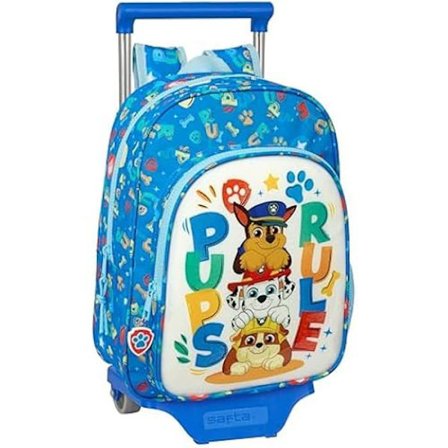 Rygsæk - SAFTA - Paw Patrol Hvalpe Regler - Holdbart polyester - Ergonomisk - Trolley inkluderet
