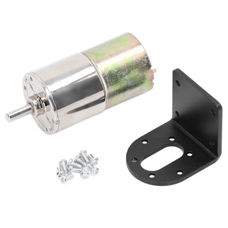 DC snekkegear motor mikro børstet selvlåsende aluminiumlegering industriel elektrisk motor 12V 10W med holder 0-600 RPM