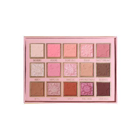 MOIRA Celestial Love Pressed Pigment Palette Ögonskuggor Unisex Flerfärgad 1,2g x 15