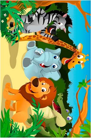 Conceptum Hypnose - Matto ELS535 - Monivärinen - Lasten matot - 80X120 - - Homeroom