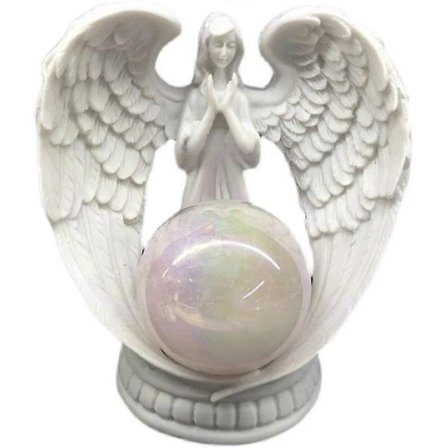 Fishstar Hvide englevinger Bøn sandstensstatuer Engelstatuer_tfrf
