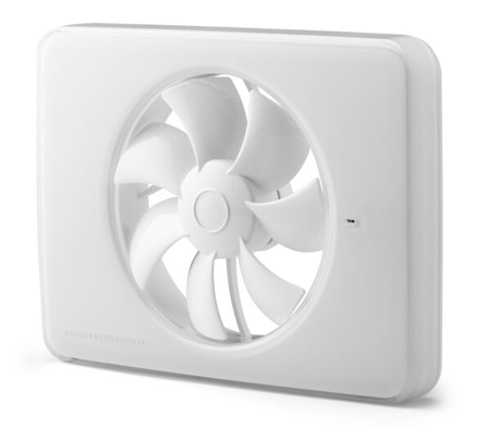 Fresh Intellivent 2.0 Baderomsvifte Ø100/125mm Hvit