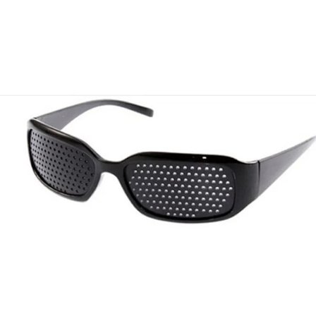 Glasögon mot myopi och astigmatism med hål, synkorrigering, trötthet, nålhålsglasögon för män och kvinnor, synförbättring naturligt