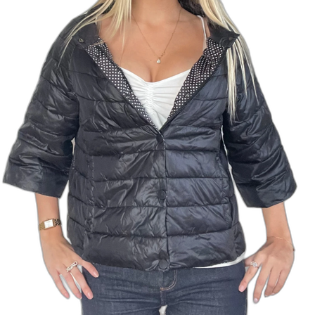 Svart Herno liknade jacka