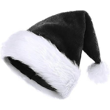 Joulupukin hattu aikuisille, Deluxe Joulupukin hattu joulujuhliin, Joulupukkiasu -Qin