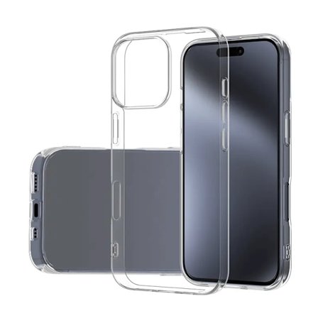 iPhone 16 Pro Max Kuori Läpinäkyvä Suojaava Iskunkestävä