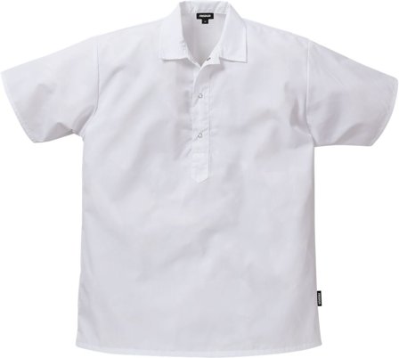 Fristads Unisex Livs kortärmad skjorta 7001 P159, Vit