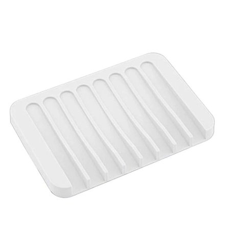 Tvålkopp i silikon med avrinning - Flera olika färger