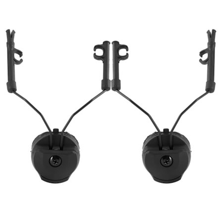 Nylon Drejeligt Headset Montering Beslag Holder til Fast Hjelm Udendørs Jagt Tilbehør