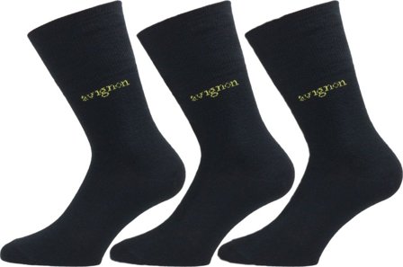 Avignon Liner Merinoull 3-pack Svart