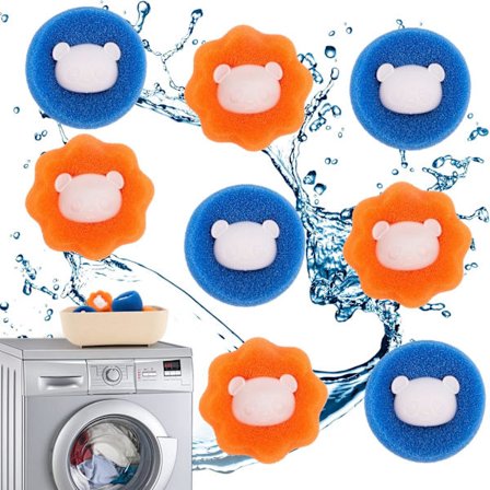 48 st anti-hår tvättmaskin boll, husdjurshår epilator, återanvändbar för hårborttagning, anti-hår tvättmaskin för rengöring av husdjurshår