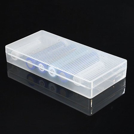 Transparent Batterifodral Förvaringslåda 8st 18650 Batterier