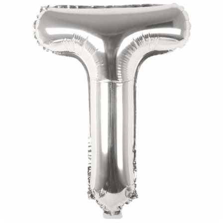 Kirje ilmapallo hopea 80 cm iso