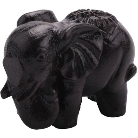 Ibenholt Elefant Skulptur Ornamenter Tre Skulptur Møbler Veranda Kontor Dekorasjon Håndverk