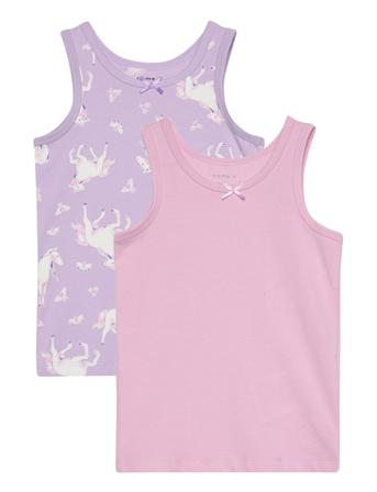 Nmftank Top 2P Pastel Lilac Horse Noos Name It Purple