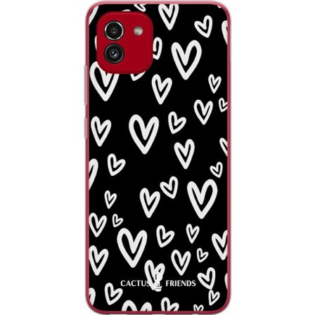 Yhteensopiva Puhelinkuori Samsung Samsung Galaxy A03 Cactus and Friends - Handdrawn Love Chaos