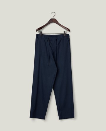 Lexington Lässige Hose aus Leinenmischung, dunkelblau