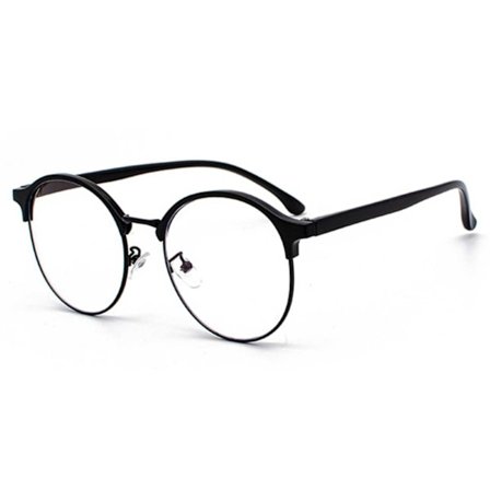Svarta Clubmaster Datorglasögon med Blåljusfilter utan Styrka