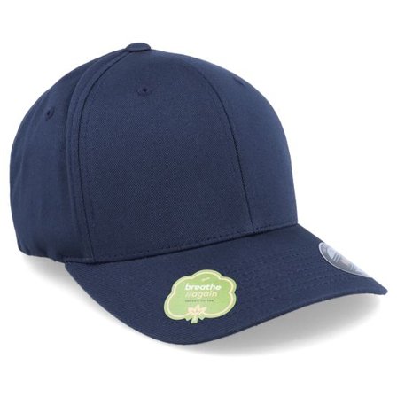 Flexfit - Blå flexfit Keps - Organic Navy Flexfit @ Hatstore