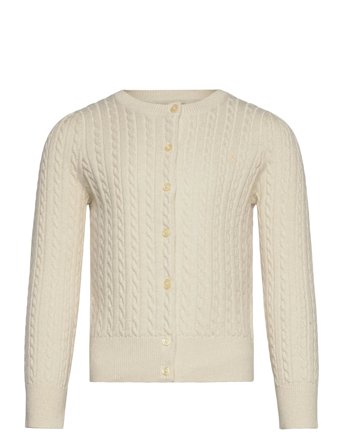Ralph Lauren Kids | Metallic Cable Cotton-Blend Cardigan | 109-116