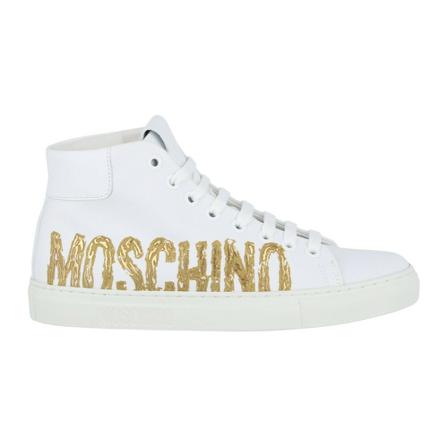 Moschino - Sneakers - Vit - Dam - Storlek: 39 Eu, Dam, Storlek: 39 EU