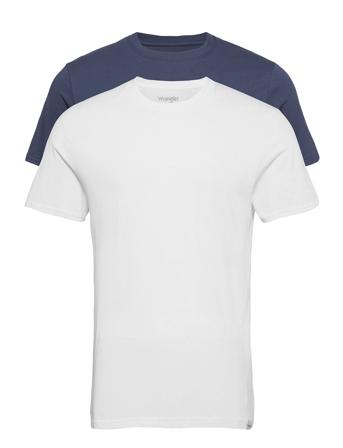 Ss 2 Pack Tee Blue Wrangler