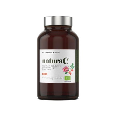 Nature Provides natura-C Ekologiskt wholefood C-vitamin 90 kapsler