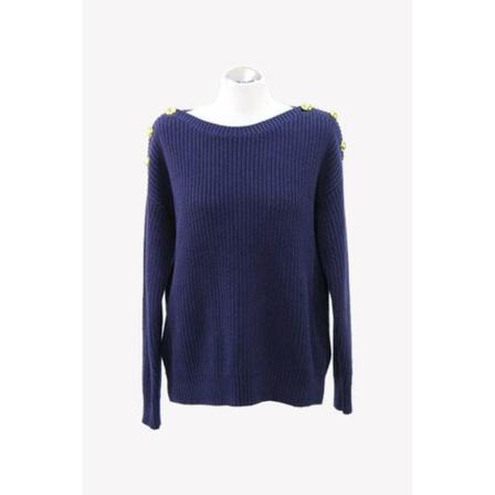Michael Kors Pre-owned Sweater in dark blue Blå, Dame