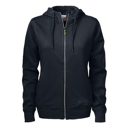 Printer Dam/Kvinnor Överdrag Full Zip Hoodie M Svart Black M