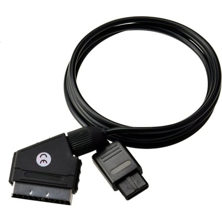 RGB-kaapeli (SCART) Gamecubelle ja SNES:lle (Super Nintendo) N64