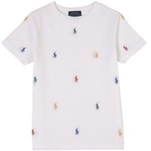 Kids - Ralph Lauren White Branded Pique Shirt 2 Years - Tops - 2 years - White - Junge