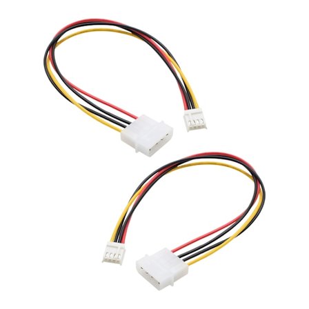 Stor 4-pinners til liten 4-pinners strømforsyningskabel til diskettstasjonadapter Diskettstasjonskoblingskabel for datamaskin PC