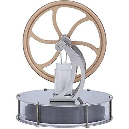 Xceedez Stirlingmotor - Lavtemperatur Stirlingmotor Dampmotor Stor Varme Utdanningsgave Modell Lekesett