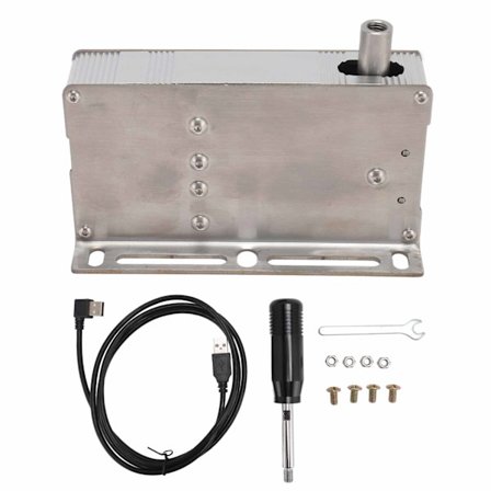 USB Sekvensiell Girspak PC Sim Racing Spill Girspak for Windows 11 10 7 XP for Logitech G25 G27 for PXN for Thrustmaster T500 Svart