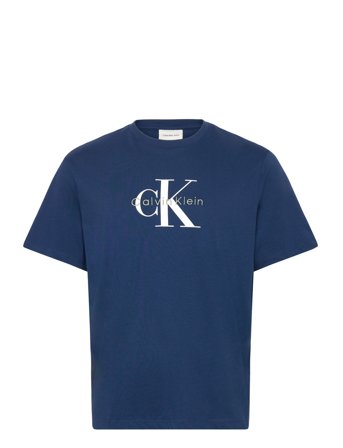 Ss Hero Monologo Tee 20S Blue Calvin Klein Jeans