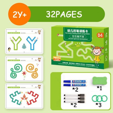 Pen Control Målarbok 32 SIDOR 32 SIDOR