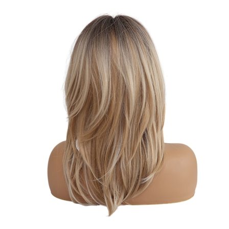 Trendig peruk guld 50 cm